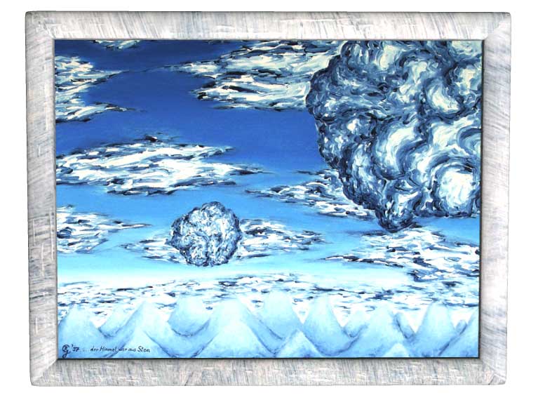 ...der Himmel war aus Stein
1997 | Öl auf Leinwand | 60 x 80 cm