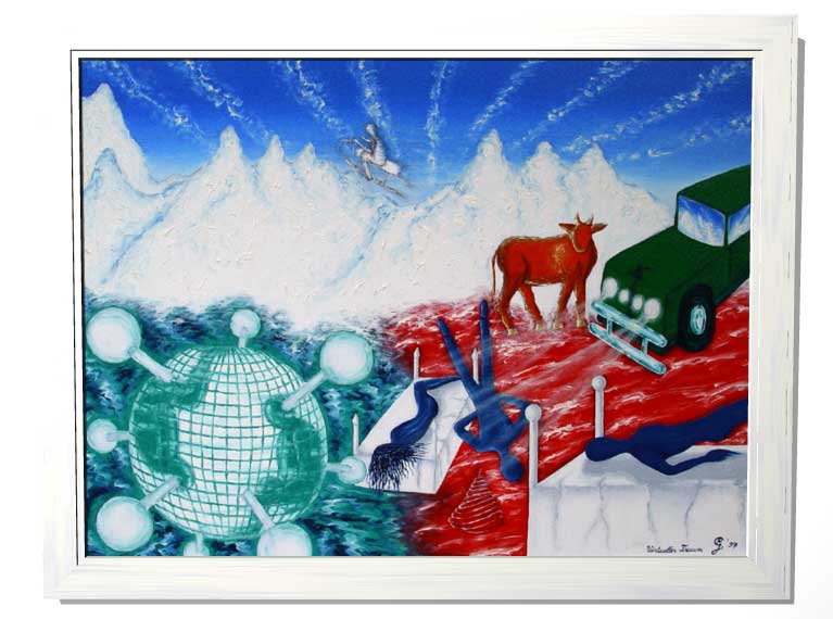 Virtueller Traum 
1997 | Öl auf Leinwand | 60 x 80 cm